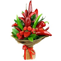 Strawberry-pepper mood. Отличный подарок для любимого человека. Belflower - Доставка цветов в Минске. Доставка в любую точку Беларуси.